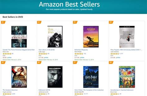 best selling dvds on amazon.